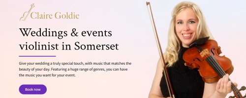 Claire Goldie Wedding Violinist